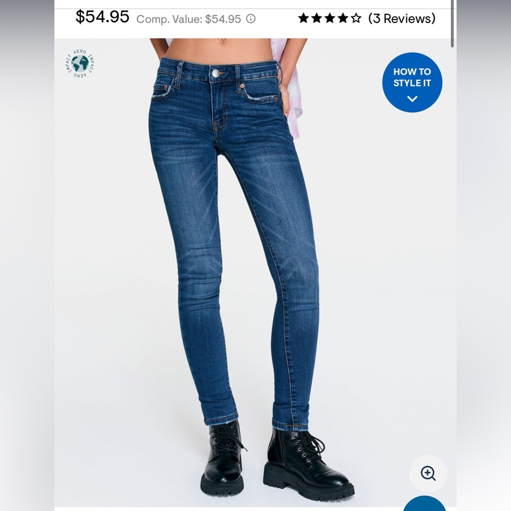 Aeropostale low rise skinny jegging